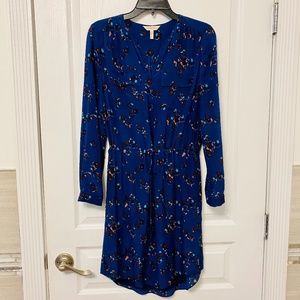 Rebecca Taylor Navy Silk Dress Size 0